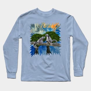 Playful Lemur-ick Long Sleeve T-Shirt